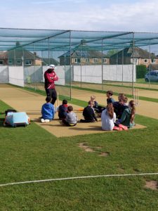 Children at Cricket Camp